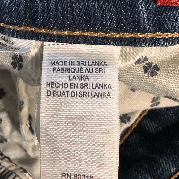NWT Lucky Brand Sienna Slim Boyfriend Raw Hem Tag Size 10/30 Measures 34/26 - Picture 7 of 16